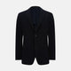 NAVY KNITTED CAMBRIDGE BLAZER