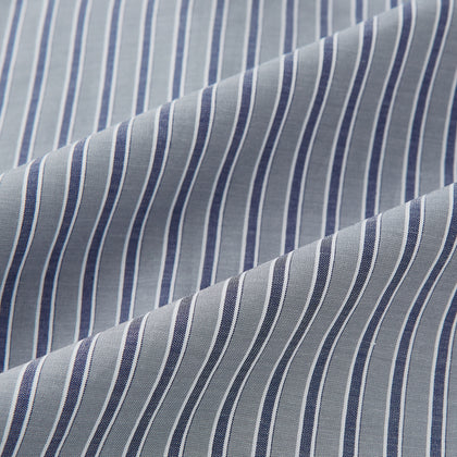 Grey Ticking Stripe Westminster Shirt Image 7