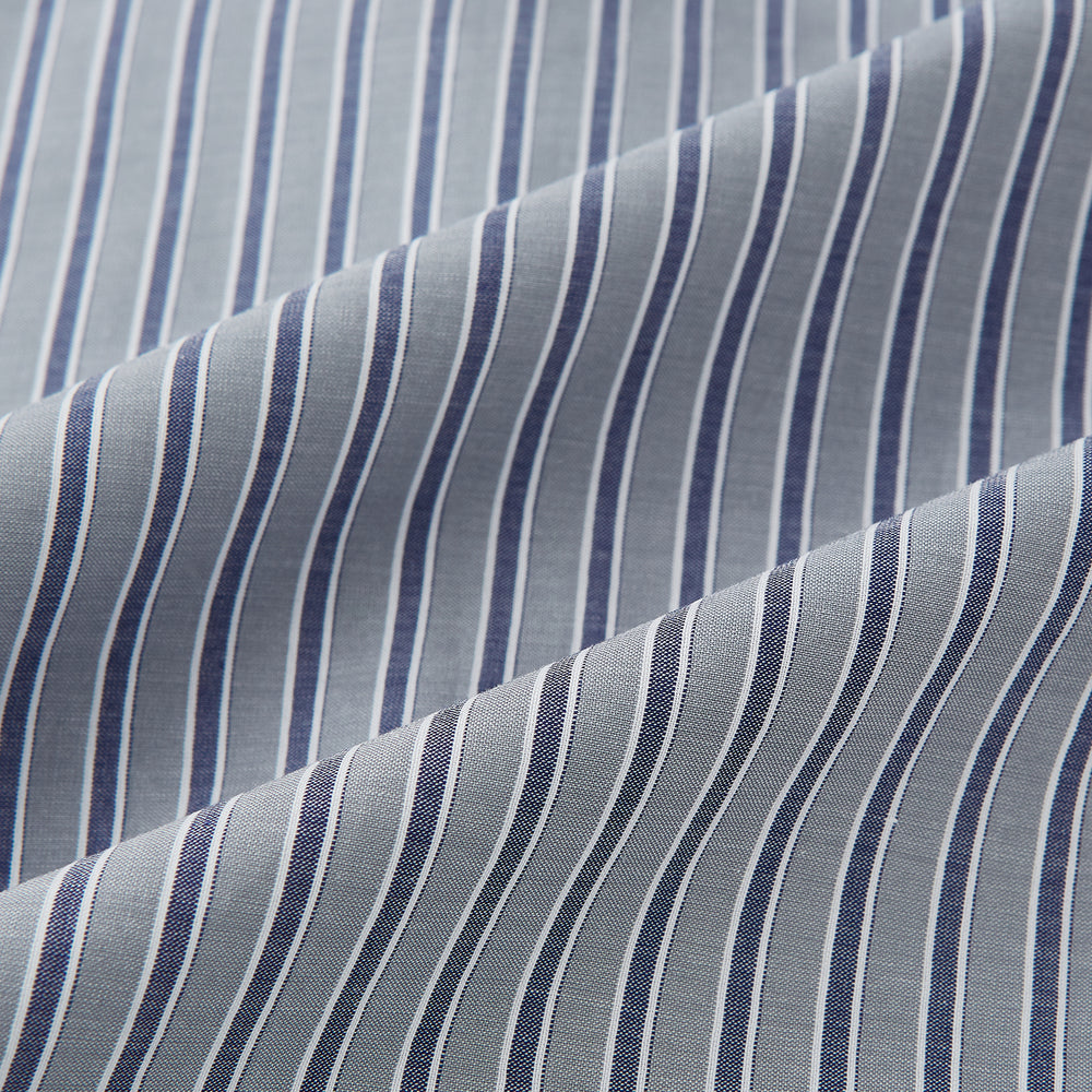 Grey Ticking Stripe Westminster Shirt