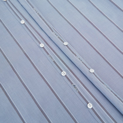 Steel Blue Track Stripe Westminster Shirt Image 6