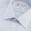 Two-Fold 120 Light Blue Shirt with T&A Collar and 3-Button Cuffs