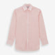 Pink Linen Shirt with T&A Collar and 3-Button Cuffs