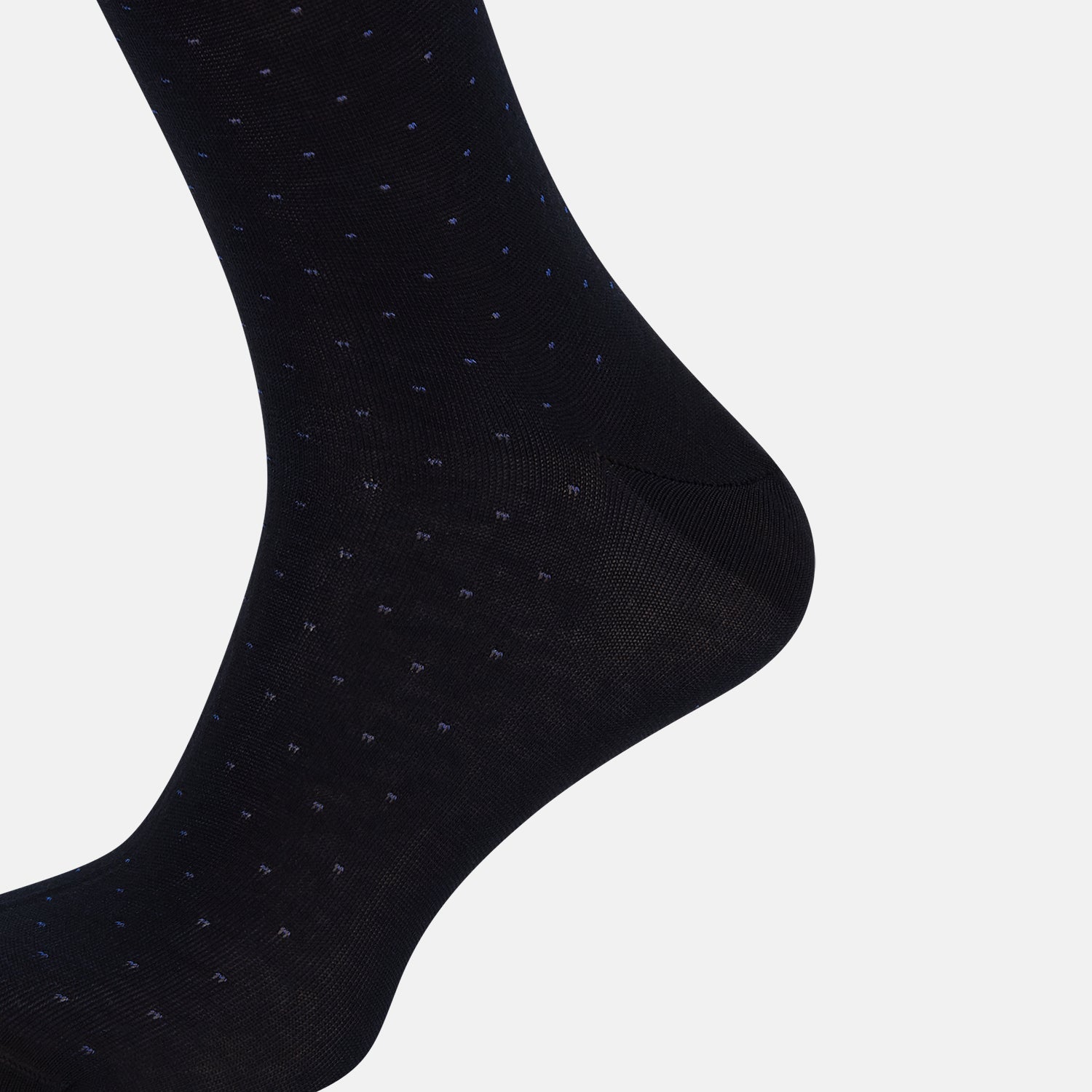 View 4 of product Navy/Azzurro Polka Dot Long Socks
