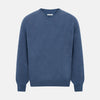 View 1 of product Pacific Blue Cashmere V-Neck Jumper