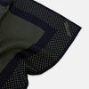 View 2 of product Navy and Gold Silk Pocket Square