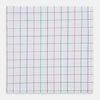 View 1 of product Hand Rolled Pink and Green Grid Check Handkerchief