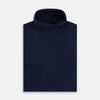 View 4 of product Navy Fine Merino High Neck Jumper