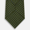 Green and Blue Micro Dot Silk Tie