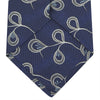 View 3 of product Navy Jacquard Silk Floral Tie