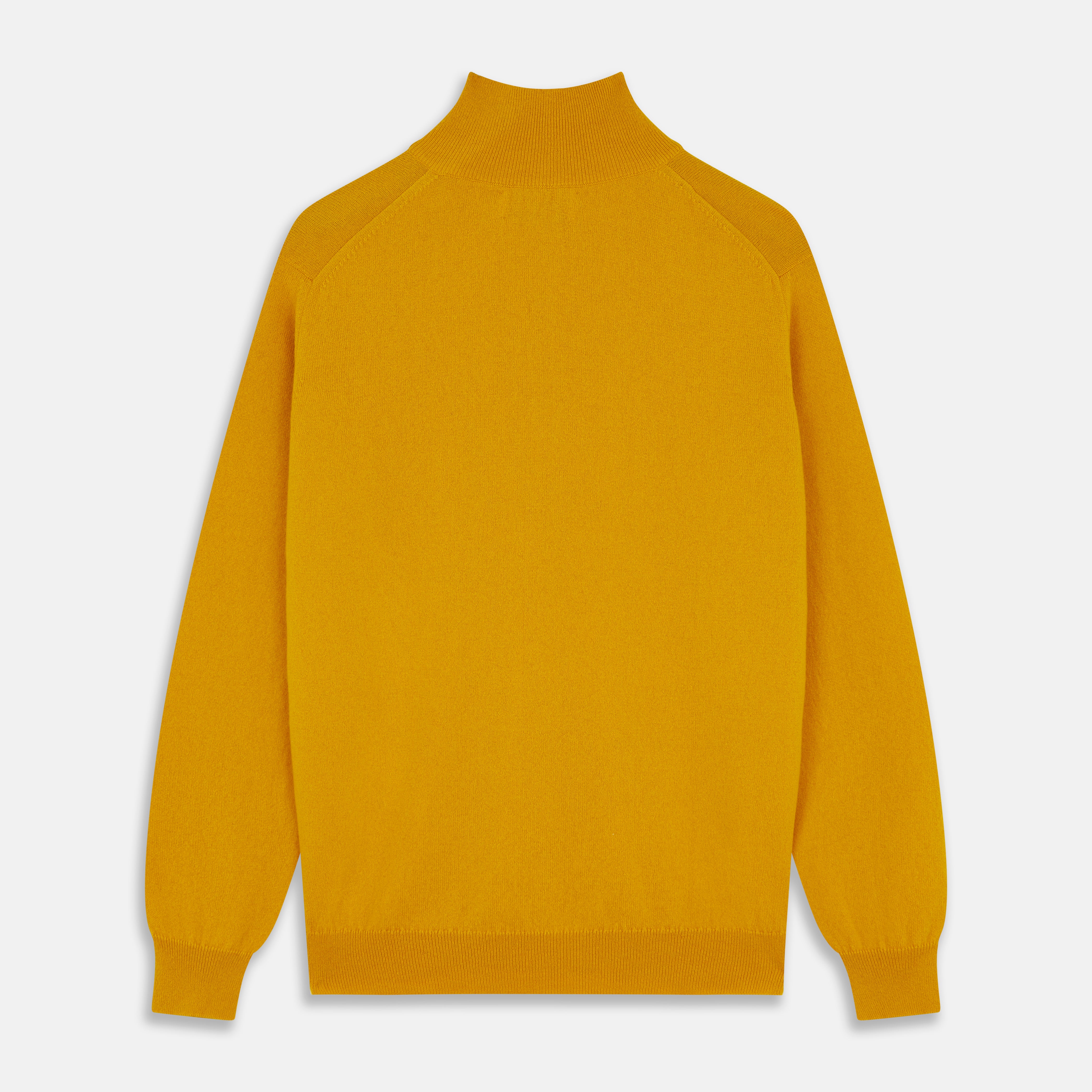 View 3 of product Gold Lennox Cashmere Half-Zip Jumper
