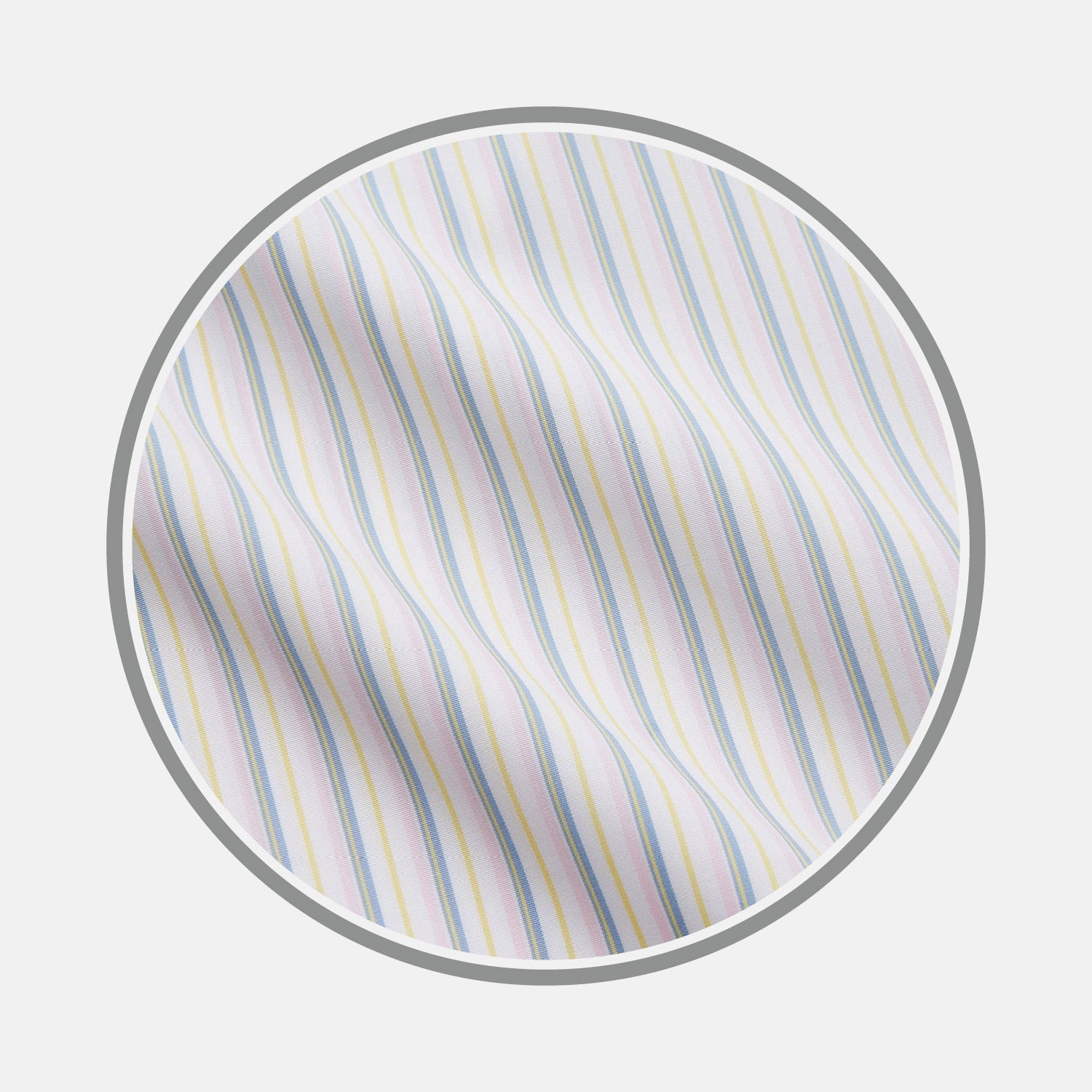 View 1 of product Green Multi Stripe Cotton Fabric