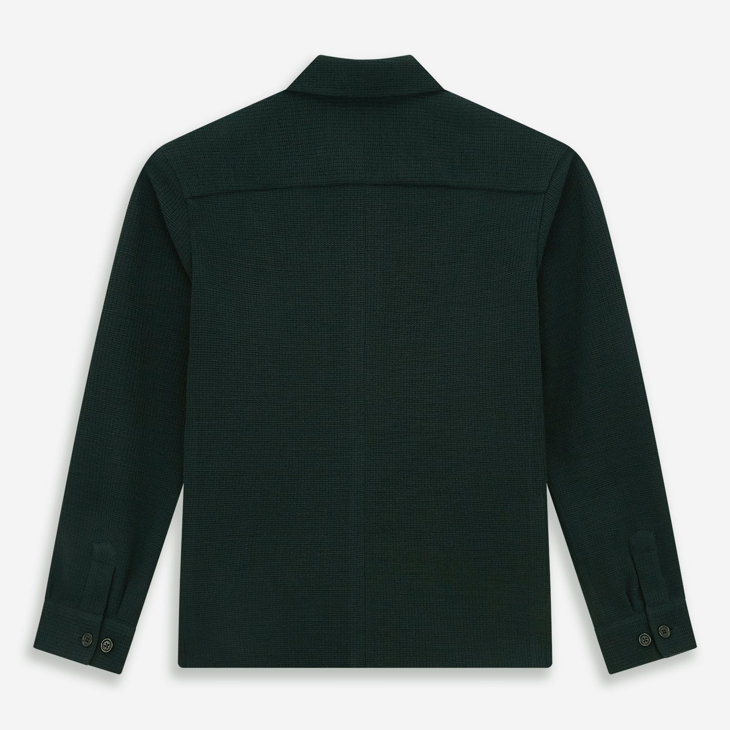 View 3 of product Forest Green Greenwich Knitted Overshirt