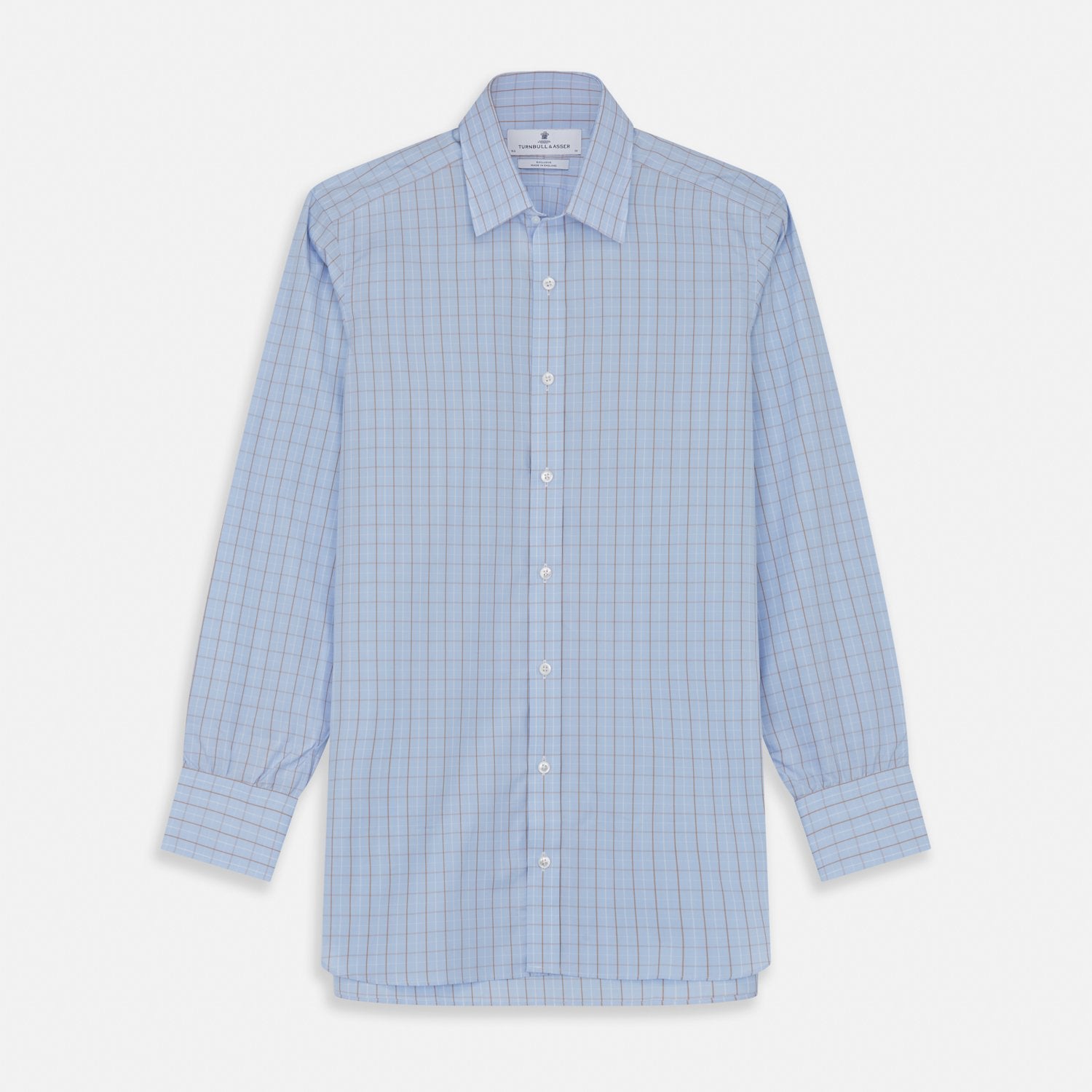 View 2 of product Beige Graph Check Cotton Fabric