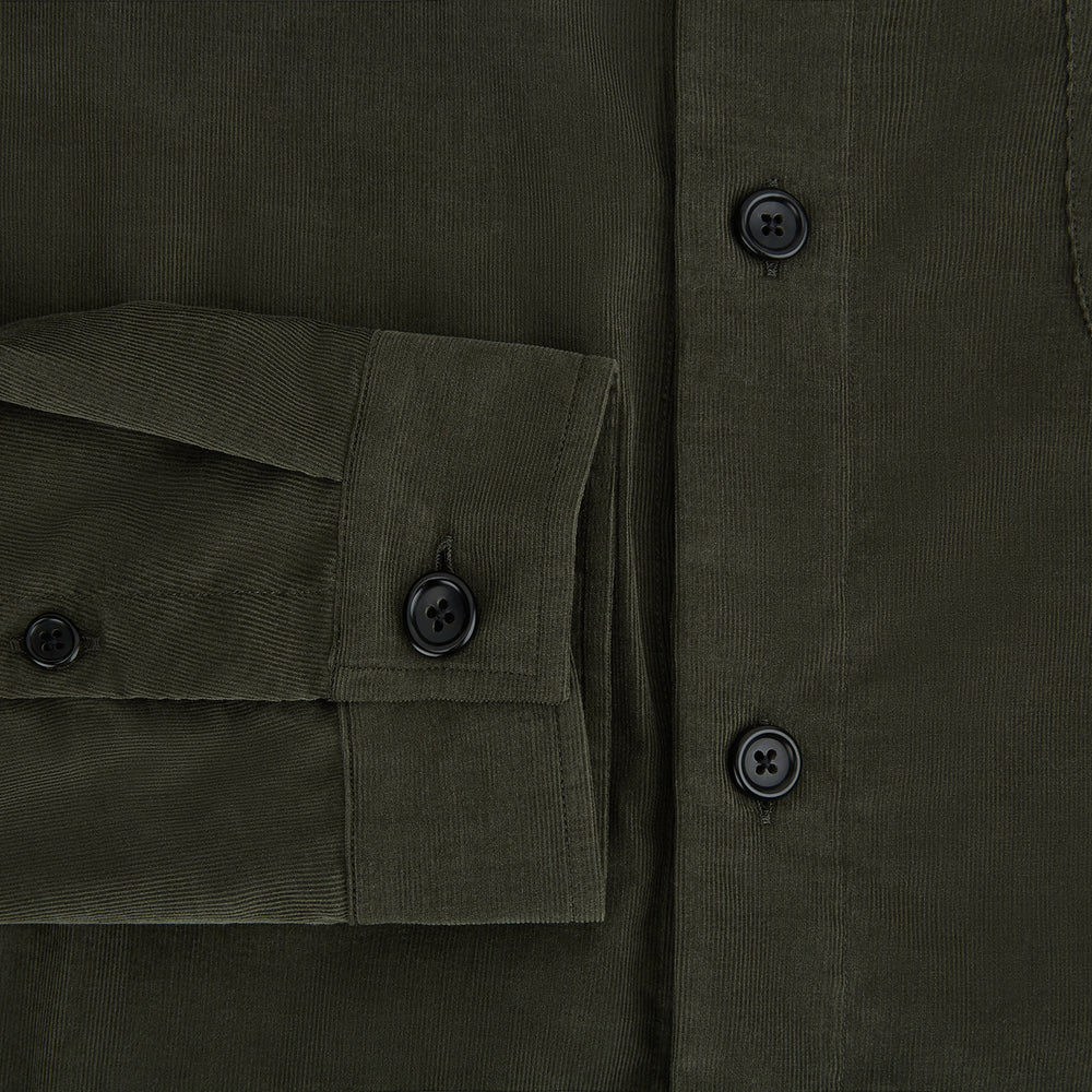 Olive Corduroy Hampstead Overshirt