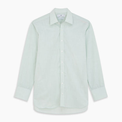 Light Green Chambray Regular Fit Mayfair Shirt Image 5