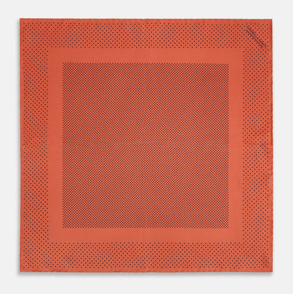 Orange Dot Silk Pocket Square Image 3