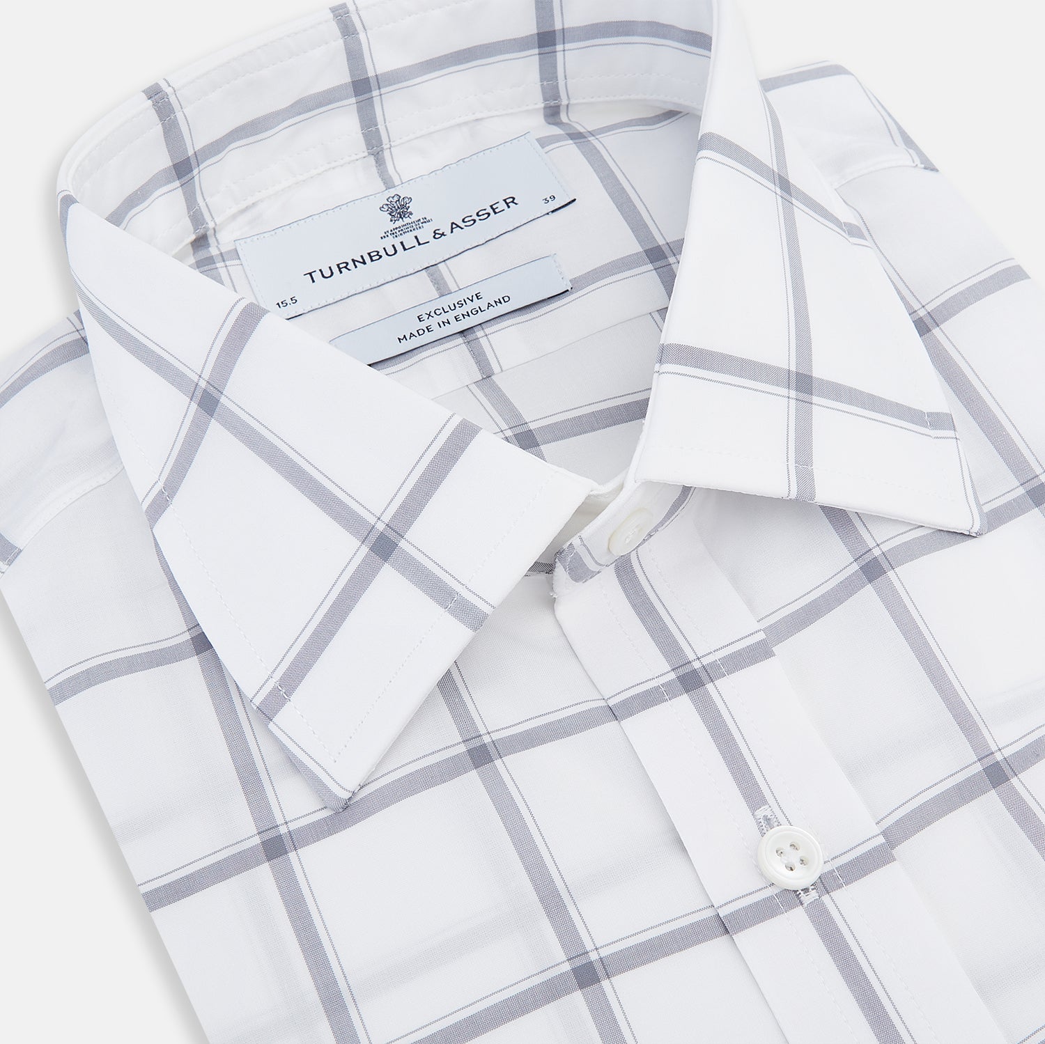 View 2 of product Grey Grid Check Mayfair Shirt