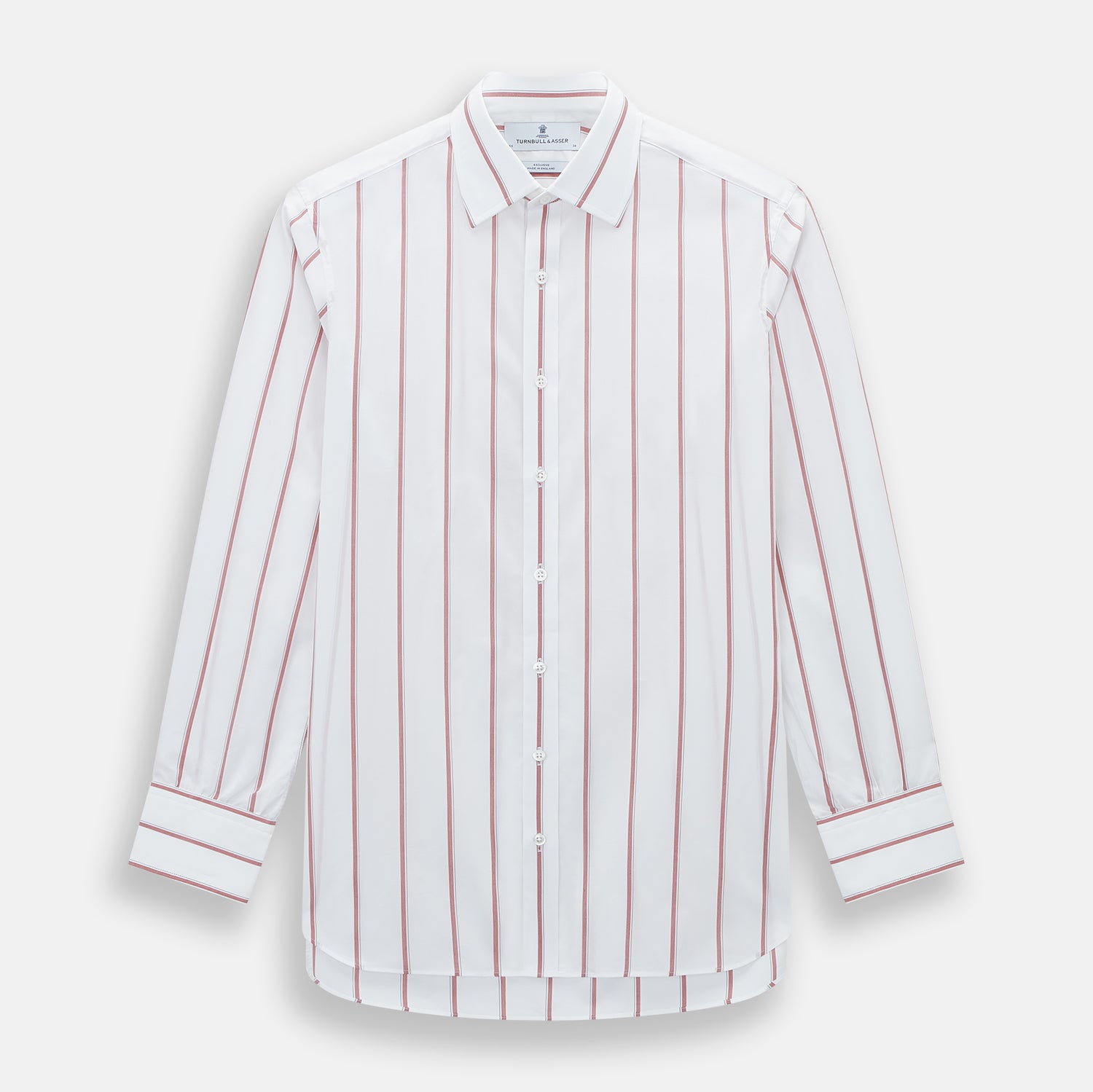 View 1 of product Dark Red Track Stripe Mayfair Shirt