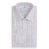 View 4 of product Pink Multi Double Grid Check Mayfair Shirt