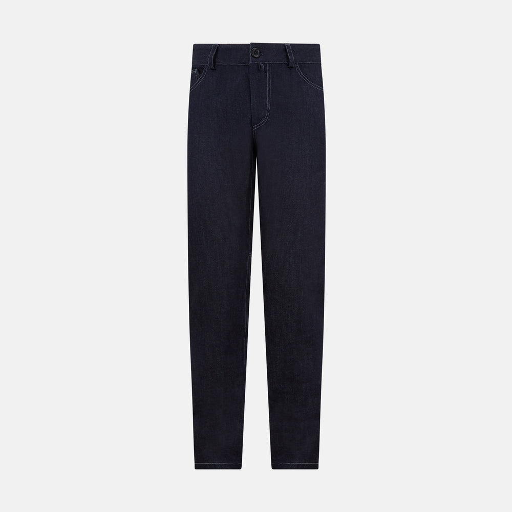 Navy Denim Trousers