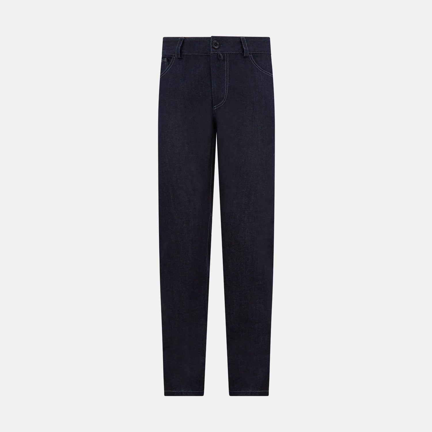 View 1 of product Navy Denim Trousers