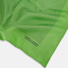 Fern Green Stripe Silk Pocket Square