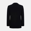 NAVY KNITTED CAMBRIDGE BLAZER