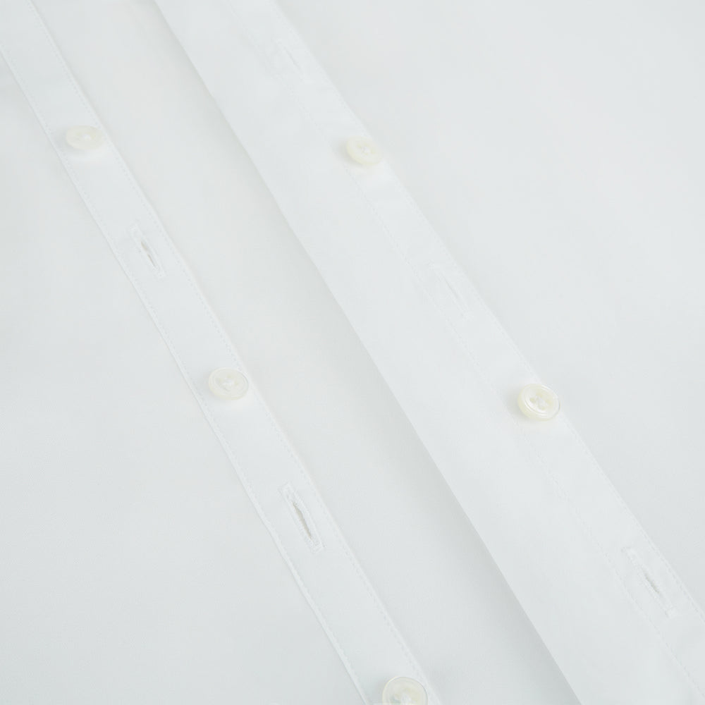 PLAIN WHITE WESTMINSTER SHIRT WITH TURNBULL COLLAR AND 3- BUTTON CUFFS
