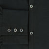 View 4 of product The FOREST GREEN WINDSOR SHIRT by Turnbull & Asser features long sleeves, a Windsor collar, and buttoned cuffs, exemplifying British craftsmanship. Displayed on a plain white background.