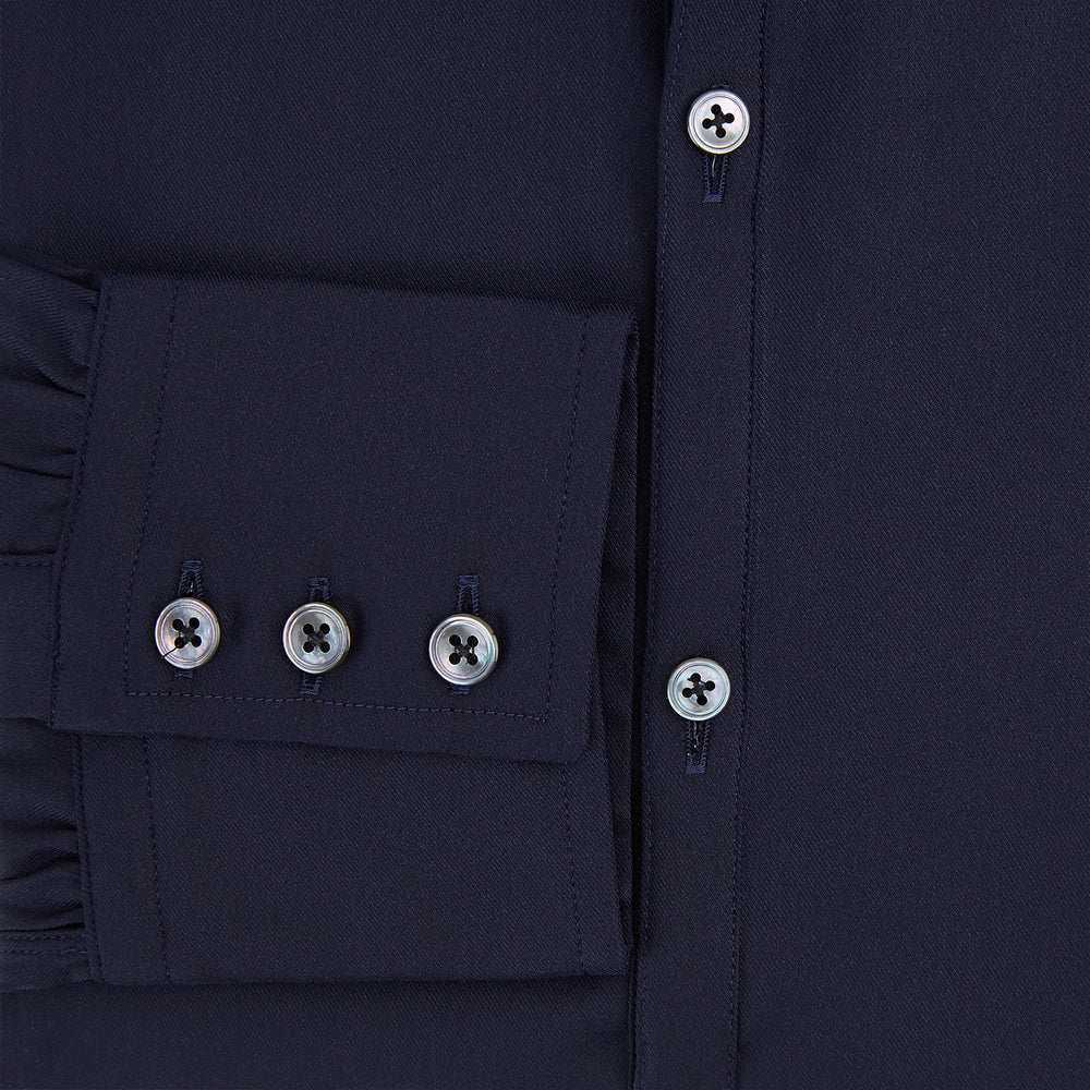Navy Twill Windsor Shirt