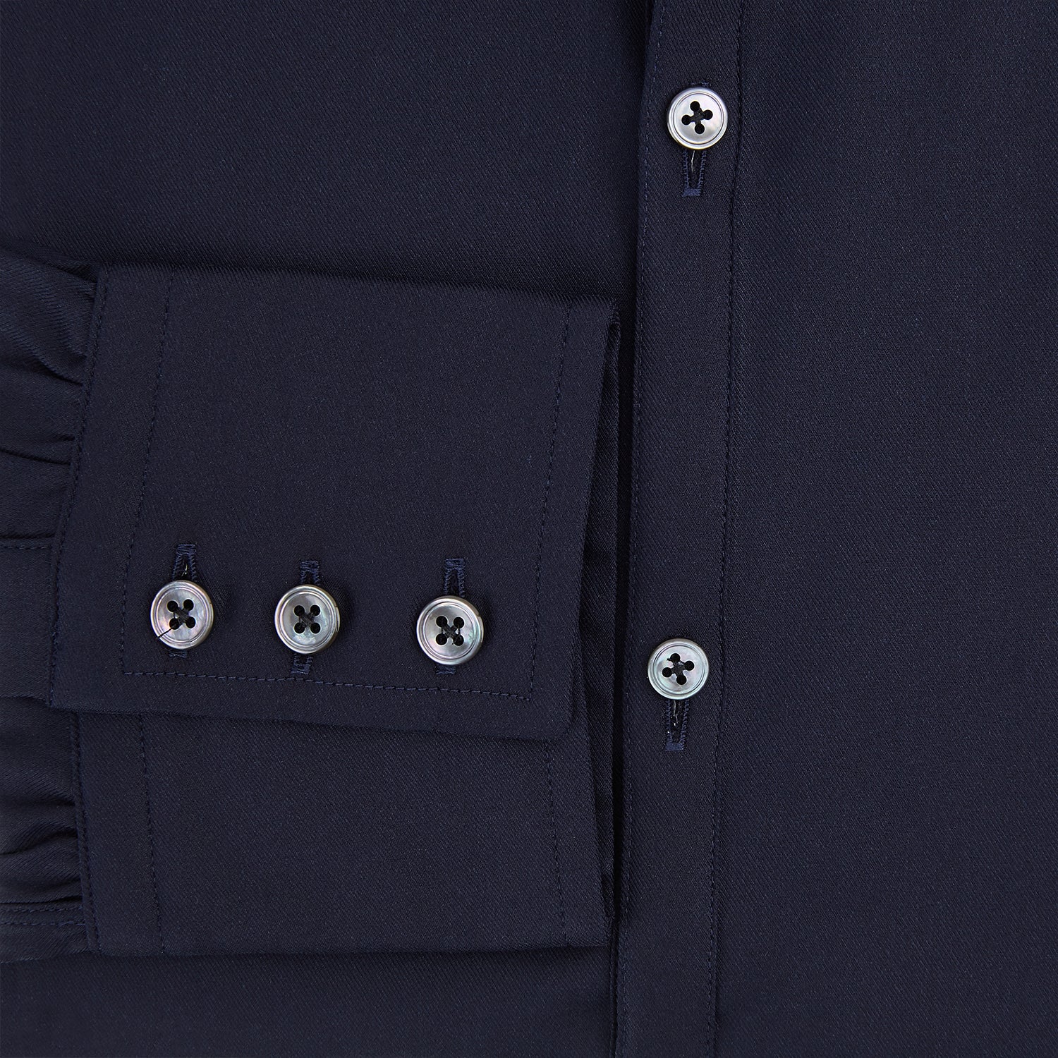 View 4 of product Navy Twill Windsor Shirt