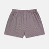 View 1 of product Burgundy Houndstooth Godfrey Boxer Shorts