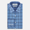 View 5 of product Colony Blue Grid Check Mayfair Shirt