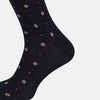 View 4 of product Midnight Patterned Mid-Length Socks
