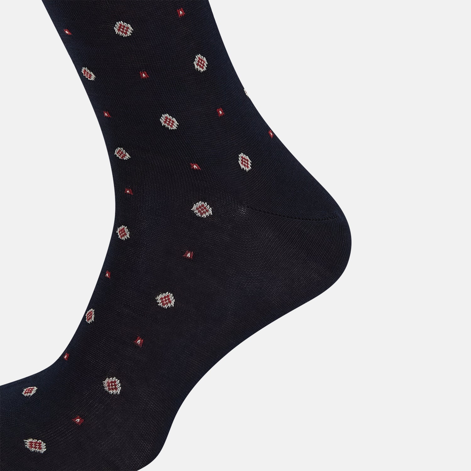 View 4 of product Midnight Patterned Mid-Length Socks