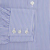 View 4 of product Blue Bengal Stripe Shirt with T&A Collar and 3-Button Cuffs