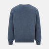 View 3 of product Blue Melange Cashmere Cardigan
