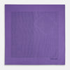 View 3 of product Purple Stripe Silk Pocket Square