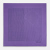 Purple Stripe Silk Pocket Square