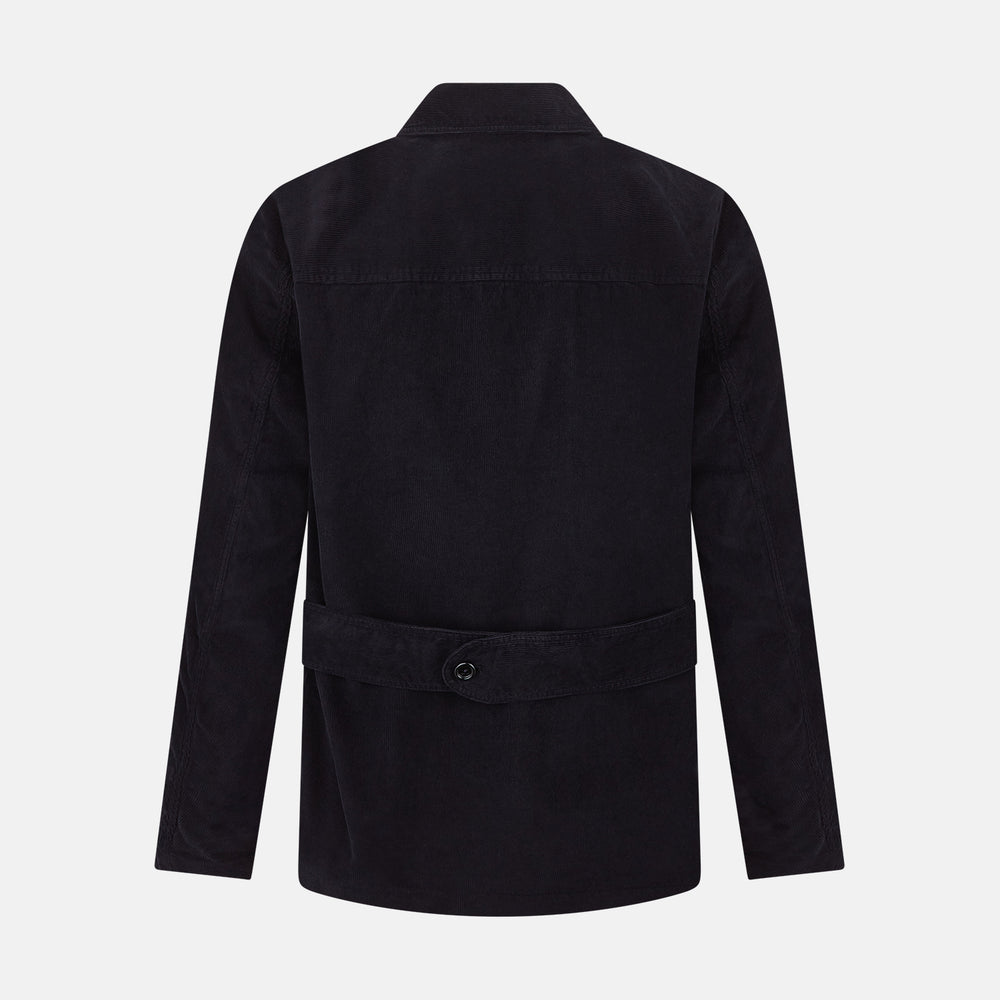 Navy Kingston Corduroy Caban Jacket