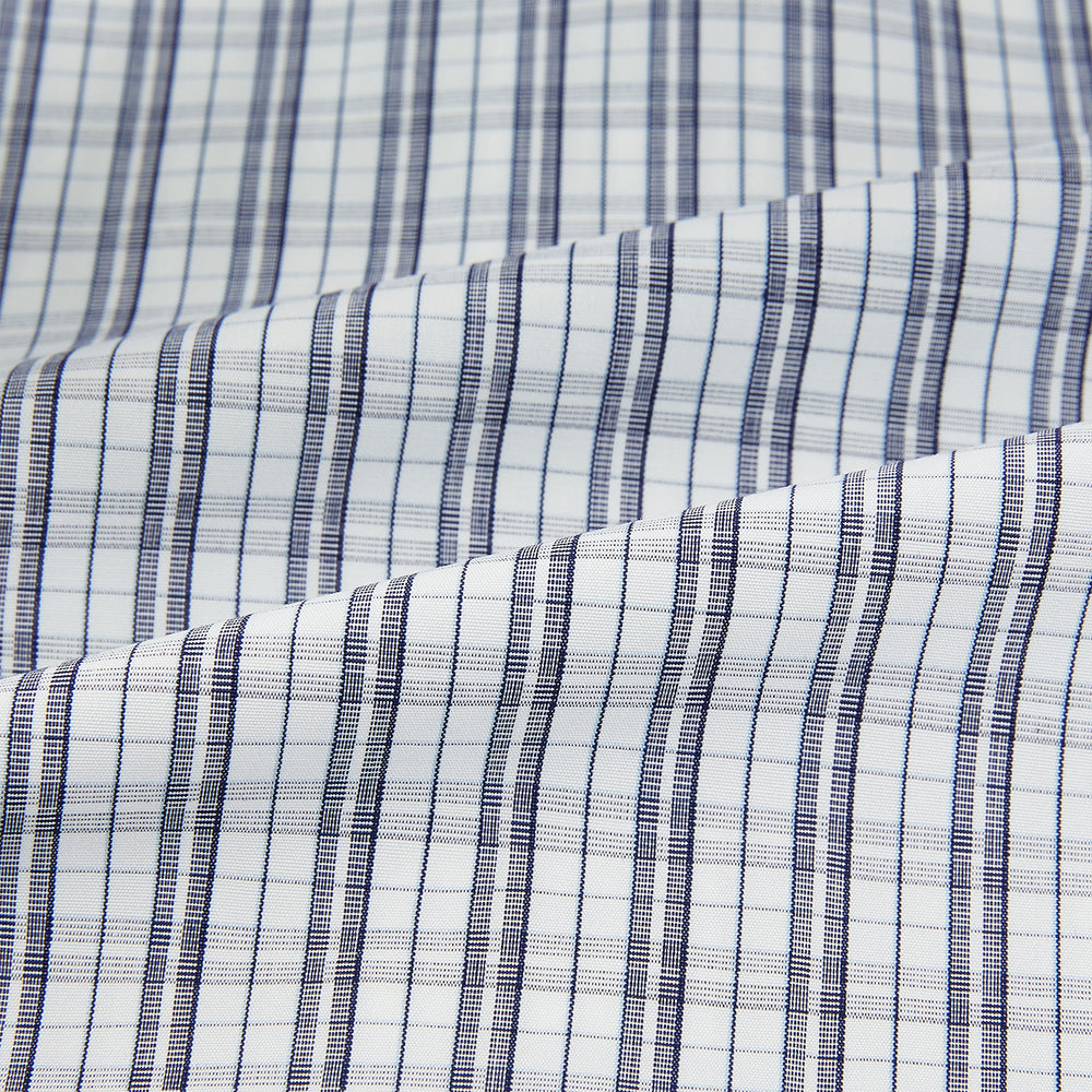 Navy Multi Check Mayfair Shirt