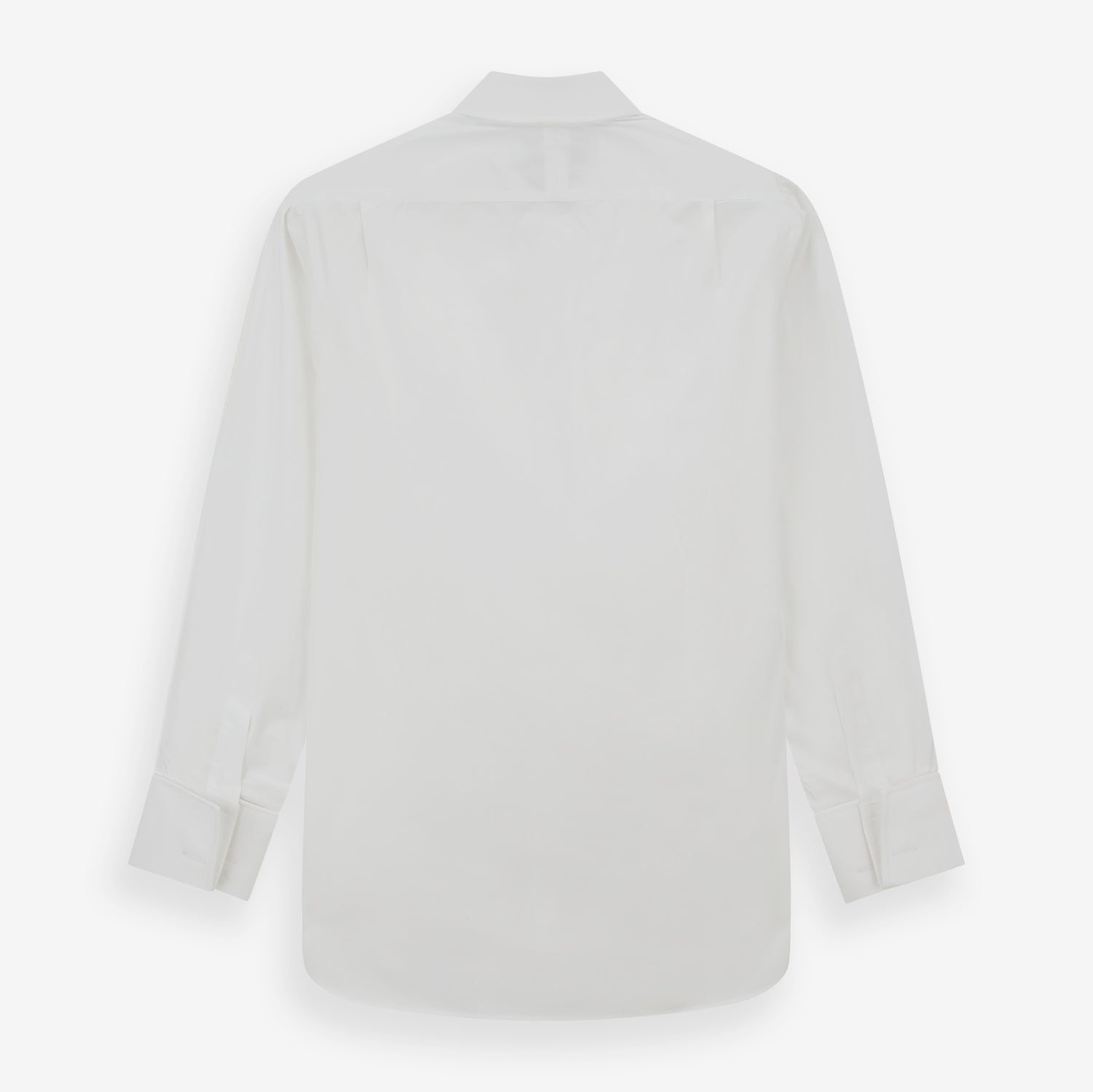 White Marcella Dress Shirt with T&A Collar and Double Cuffs