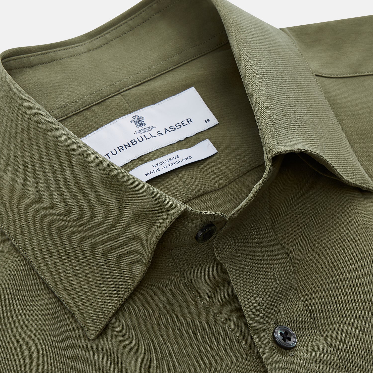 View 2 of product Green Silk Regular Fit Flaxton Shirt
