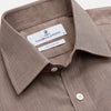View 4 of product Camel Cotton Melange Regular Fit Mayfair Shirt