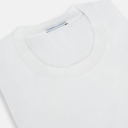 White Short-sleeve Fitted T-Shirt