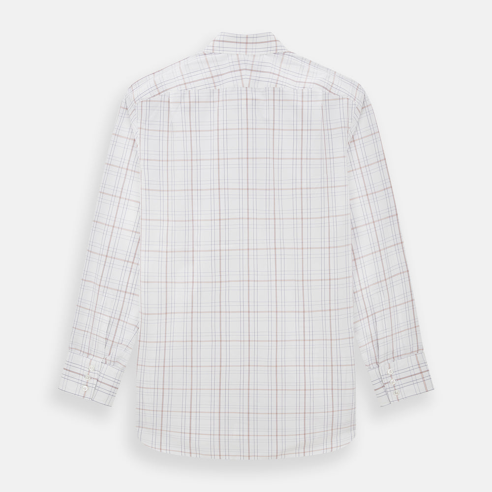 Purple and Rose Multi Check Mayfair Shirt