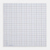 View 3 of product Hand Rolled Blue Grid Check Handkerchief