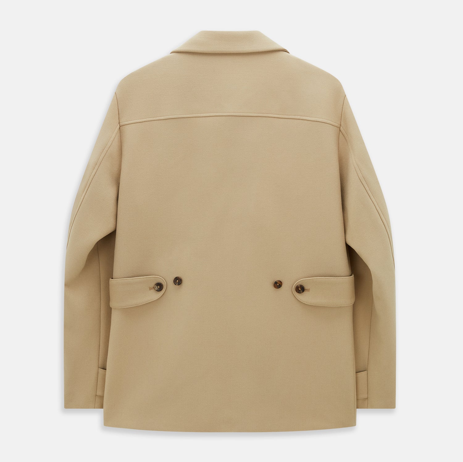 View 3 of product Camel Wellington Double-Breasted Caban Coat