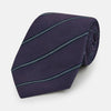 View 1 of product Purple Multi Stripe Silk Blend Tie