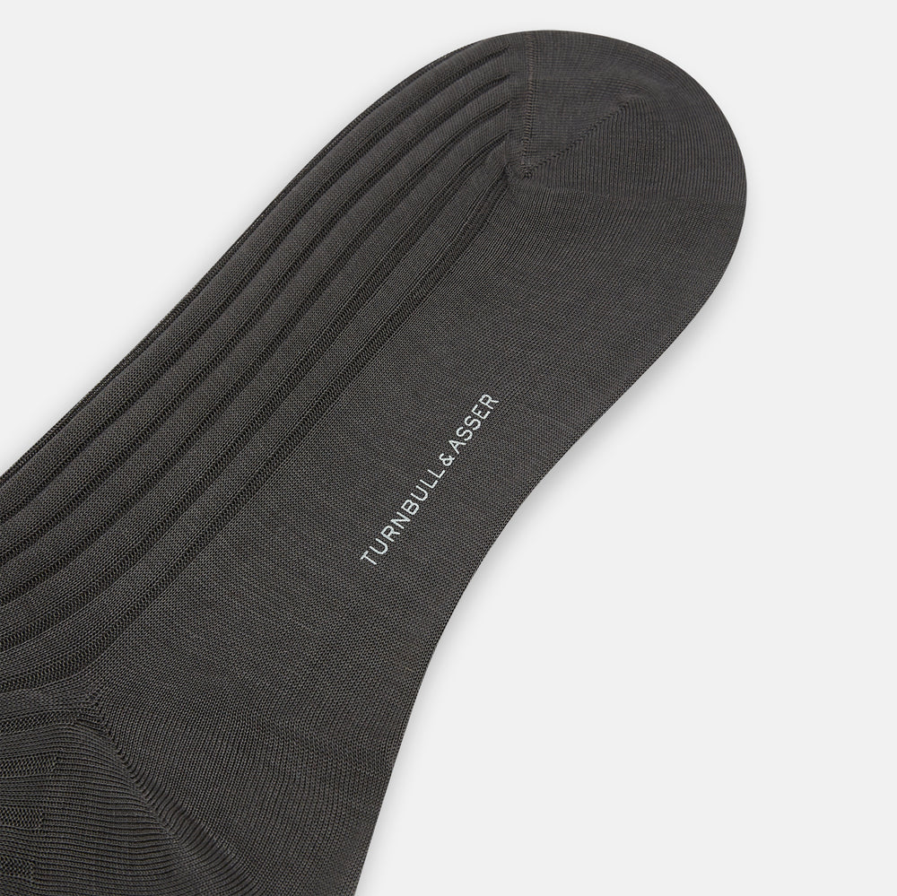 Concrete Mid-Length Socks